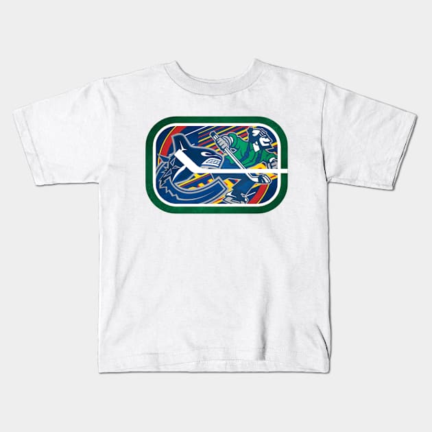 Vancouver Canucks Kids T-Shirt by Jedistudios 